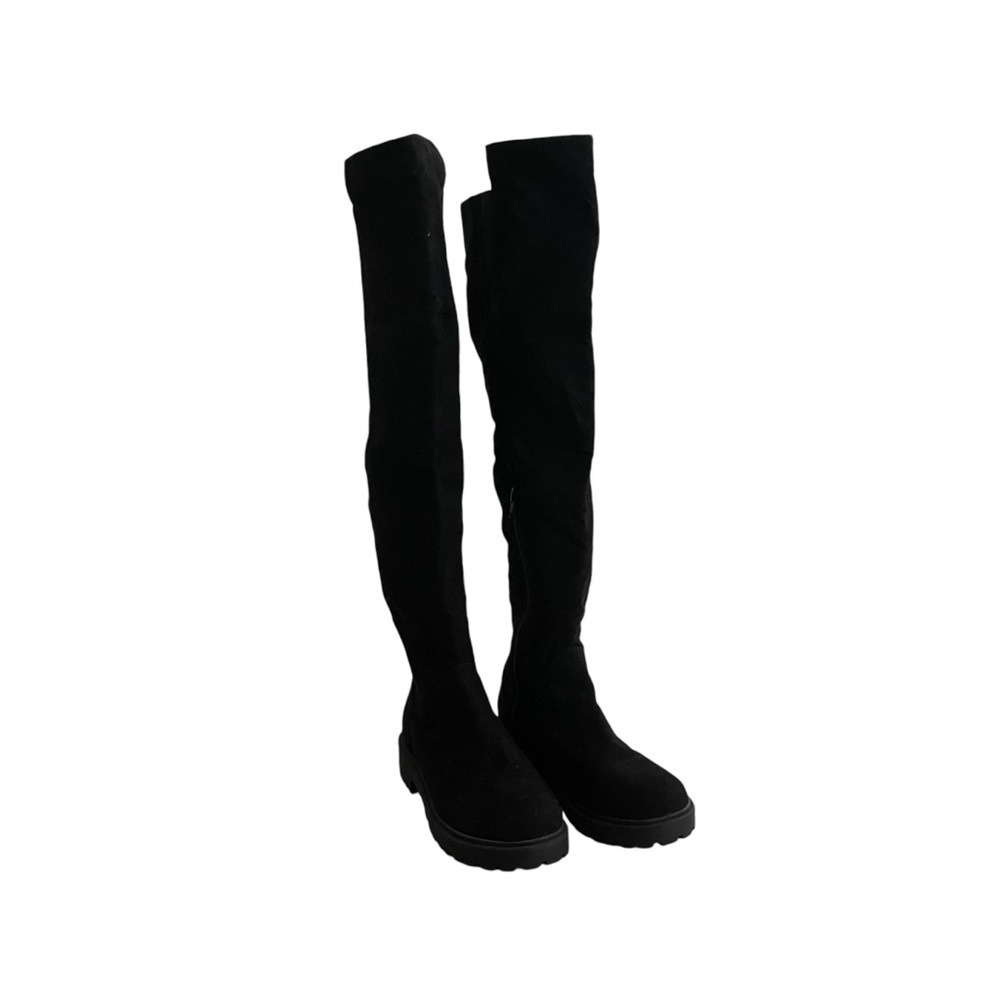 Divided  H@M Knee High Platform Boots Women Size 6